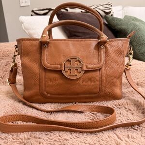 Tory Burch Amanda Mini Satchel Tan
